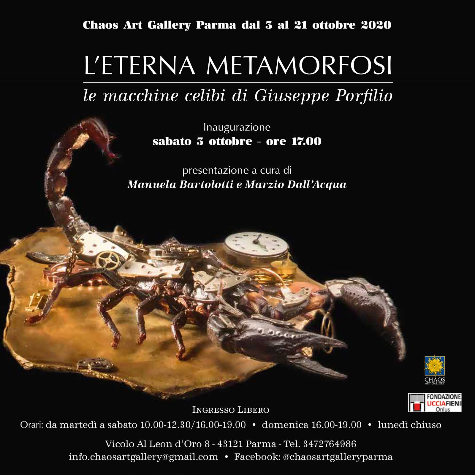 L'eterna metamorfosi. Le macchine celibi di Giuseppe Porfilio